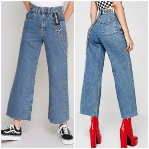 Ragged Priest Bitchin Skater Wide Leg Jeans 26 NEW
